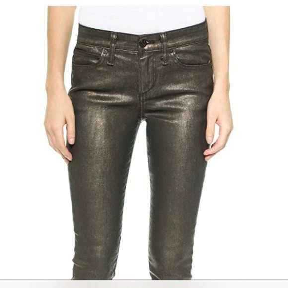 Joe's Jeans Denim - Joe’s Jeans 'The Skinny' Metallic Coated Jeans